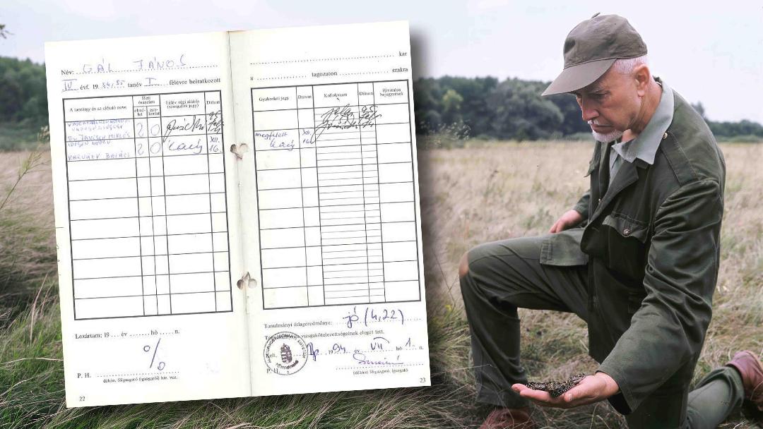 Janisch Miklós nem csak legendás vadász, hanem korának meghatározó herpetológiai szakembere is volt, Janisch Miklós kézjegyével ellátott leckekönyvi bejegyzés (Fotó: Dr. Korsós Zoltán)