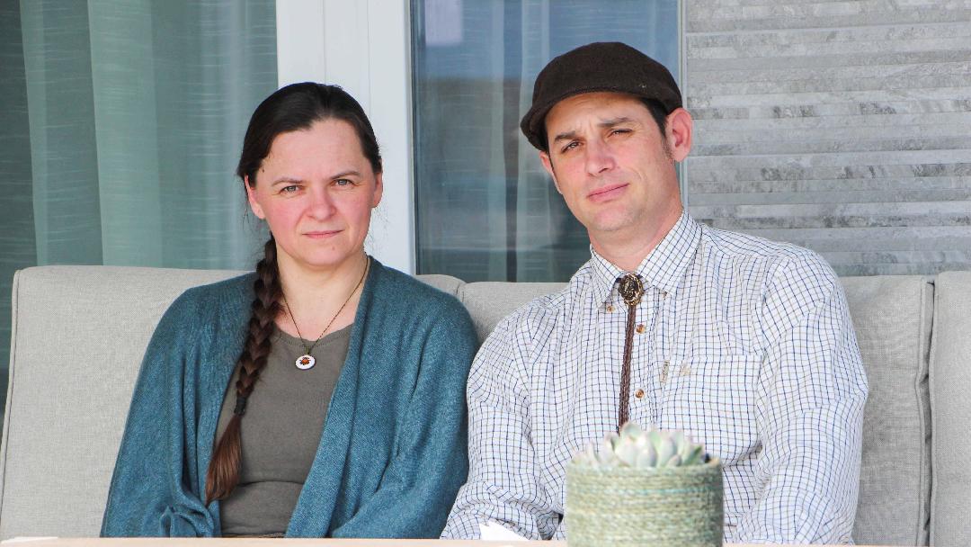 Takács Béla és felesége